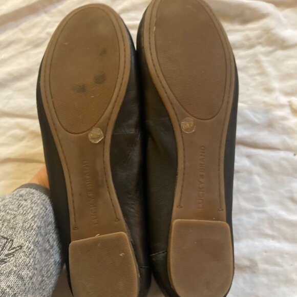 Lucky Brand Emmie Leather Ballet Flat size 8.5 - Picture 5 of 6